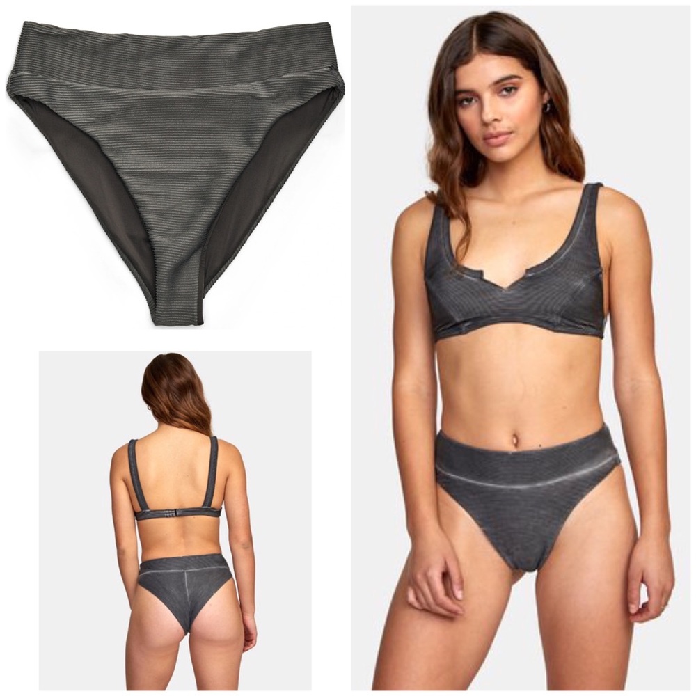 🔆 RVCA Salt Wash High Rise Bikini Bottom